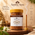 Aastha Aura Myrrh Premium Dhoop Incense Sticks – Fragrance That Connects You to Peace