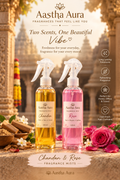 Aastha Aura Chandan & Rose Fragrance Mist – Two Scents, One Beautiful Vibe