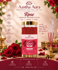 Aastha Aura Rose Premium Incense Sticks – Pure, Soothing & Divine Fragrance