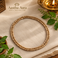 Aastha Aura Natural Tulsi Mala – Traditional Wooden Bead Mala for Daily Spiritual Wear